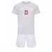 Danmark Pierre-Emile Hojbjerg #23 Fotballklær Bortedraktsett Barn VM 2022 Kortermet (+ korte bukser)